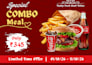 create attractive burger poster and  pizza poster